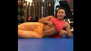 Korean Fitgirl Cute and Sexiest Abs