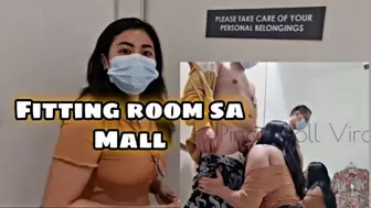 Kakaba Kantutan sa Fitting Room Ng Mall Dami Tao- Risky Sex in Public Mall Fitting room