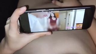 STEP BROTHER SEW HER STEP SISTER WATCHING PORN AND FUCK HER