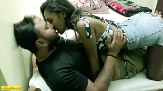 Desi Charming Teeny GF fucking at Bf Home! Erotic Hindi Sex