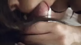 Professional rod swallowing from schoolgirl