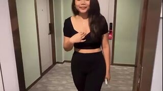 Chinese Japanese chick knock wrong door and give bj to stranger's BWC