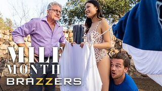 Brazzers - Can Lulu Chu Drain Her Neighbor's Massive Dick In Time Before Her Mature Man Finds Them?