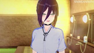 Fucking Reze from Chainsaw Boy Until Cream Pie - Cartoon Anime 3d Uncensored