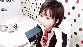 ASMR - Cute Asian Girl Ear Licking Sounds