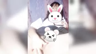 Horny school girl play wet pussy