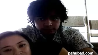 Cute Pinay Couple Webcam Fuck -