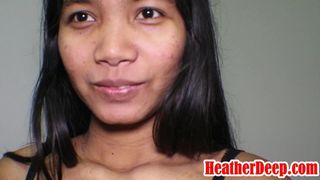 15 week pregnant thai teen asian super horny gives deepthroa
