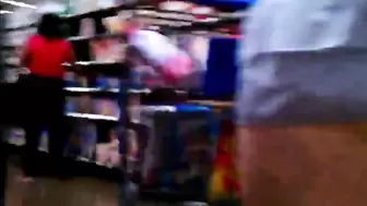 ASIAN BOOTY SHORTS ASS OUT SHOPPING (REPOST)