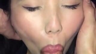 Asian Chinese doll suck cock