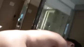 Sexy hairy Thai escort fucks client in hotel