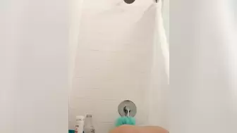 Asian wife shower spied on hidden camera