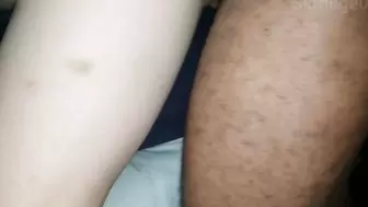Amateurs Asian Lady Creaming on BBC (4K)