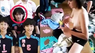 Thai volleyball teenie secretly watching