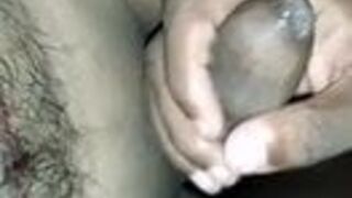 Indian Sissy Jhoshna Blowing Real fiance's Prick on Online Cam