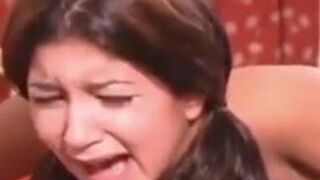 Indian bitch crying doing dogystyle