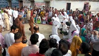 Women of all ages behold nude monks - India's CFNM culture