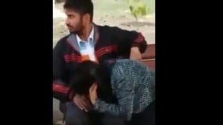 Deai whore give oral sex at public park her bf