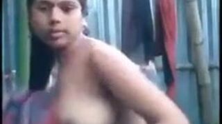 Assamese bitch nude bathing.