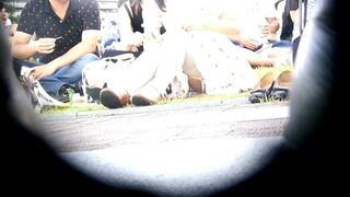 Oriental Secretly Watching Upskirt Panty one