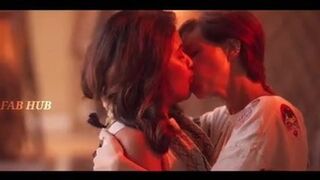 Anjali fine kiss in web series