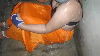 Village Bathroom Bhabhiji Wash Body Tape