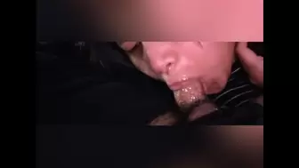 Risky Facefuck after Zoom Class almost Caught by Parents