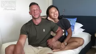 Ripped DILF Heath Hooks Up With A Fat Chinese Youngster For His First Porn!