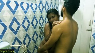Tamil Sweet teenie lovers starting honeymoon sex from bathroom!